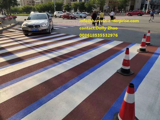 Progressus et Applicatio Coloris Anti-skid Surfacing
